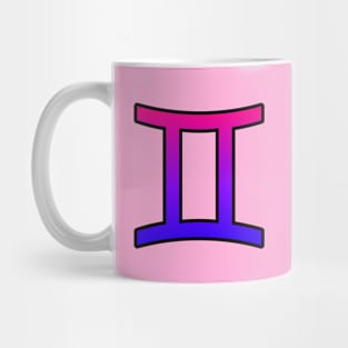 Gemini Bi Pride Symbol Mug